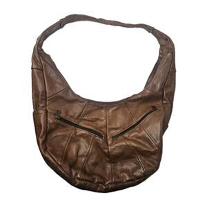 Vintage Lopez Camacho Brown Purse Shoulder Bag Hobo Bag Made In Mexico